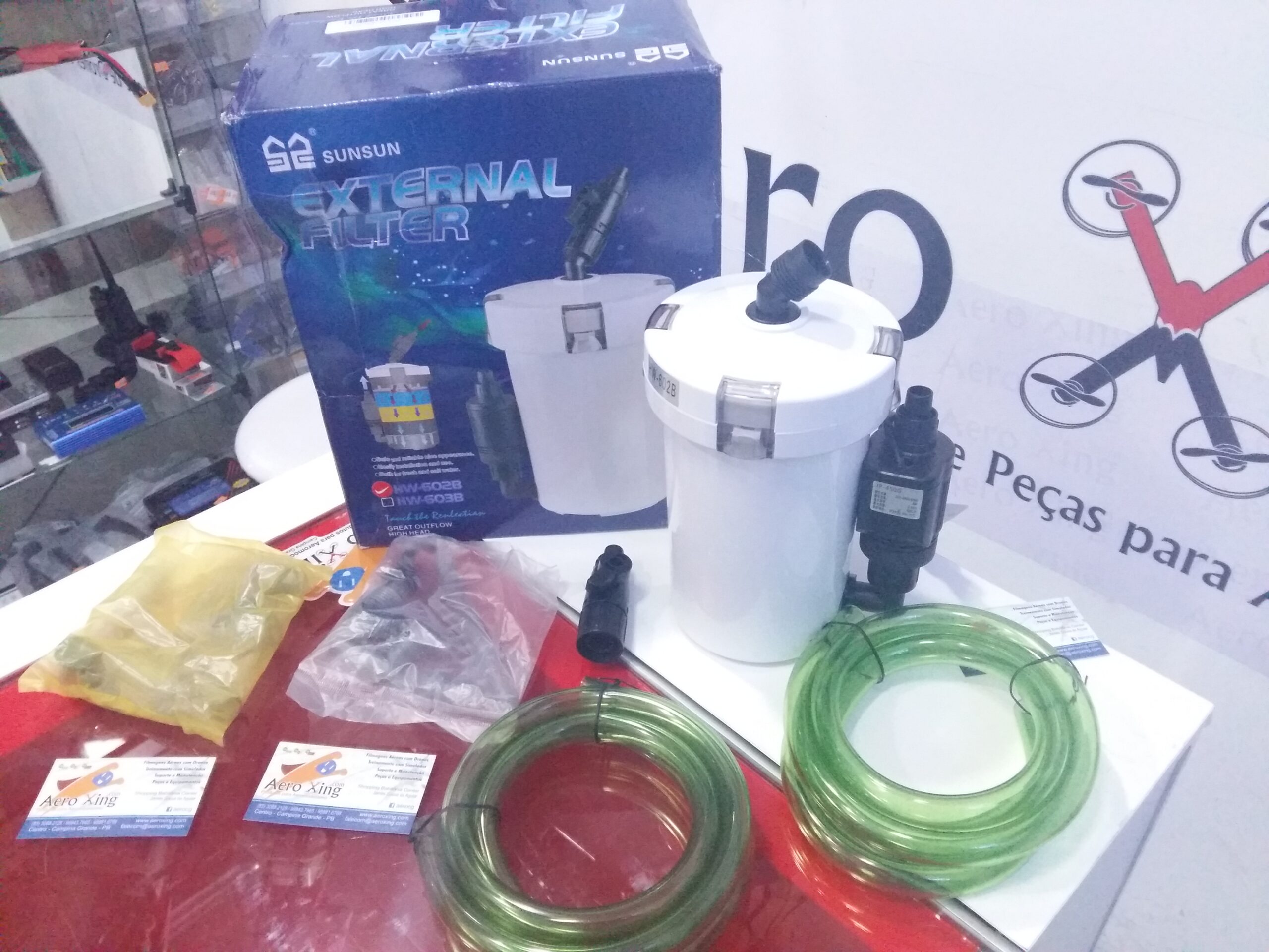 Filtro Externo Com Bomba 220v e Refil Canister 6W para 400 Litros Super Silencioso (Kit completo) - Imagem 4